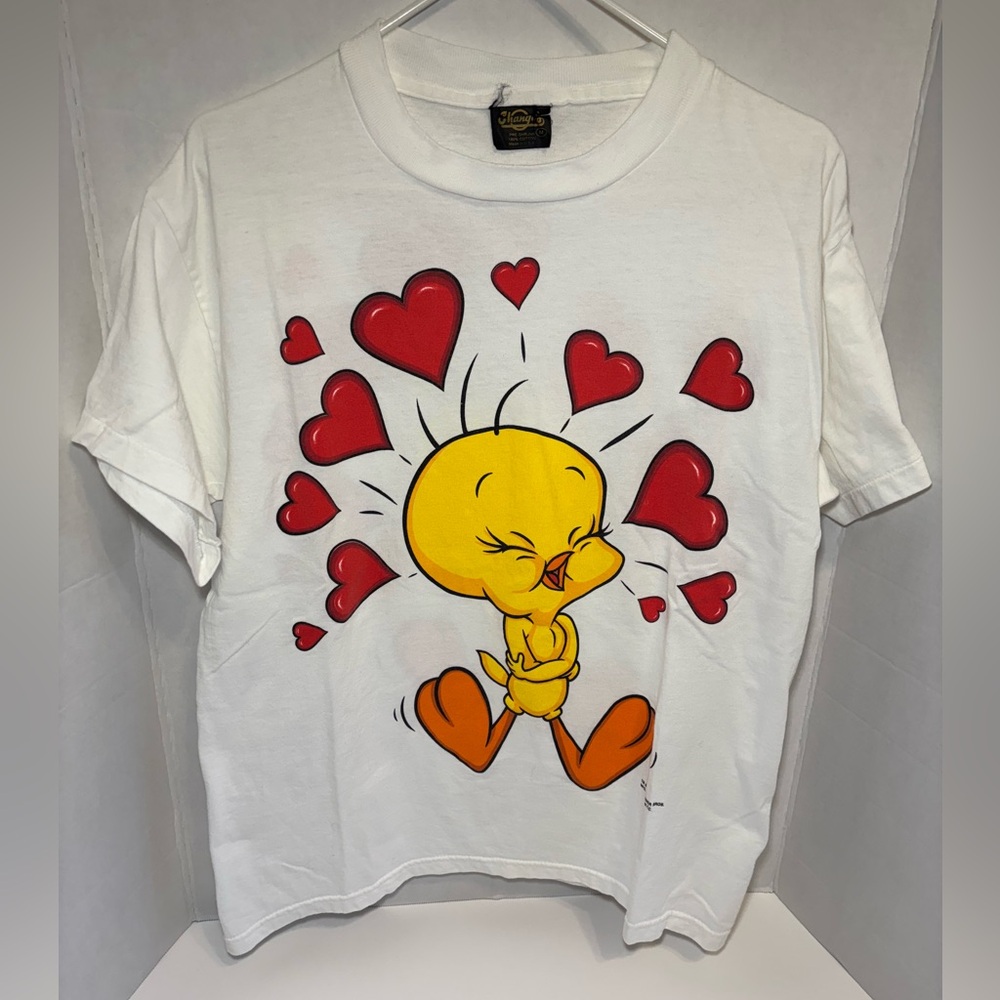 Tweety Bird Tee Change 1996 Warner Bros Medium Tee Shirt USA SingleStitchSleeves